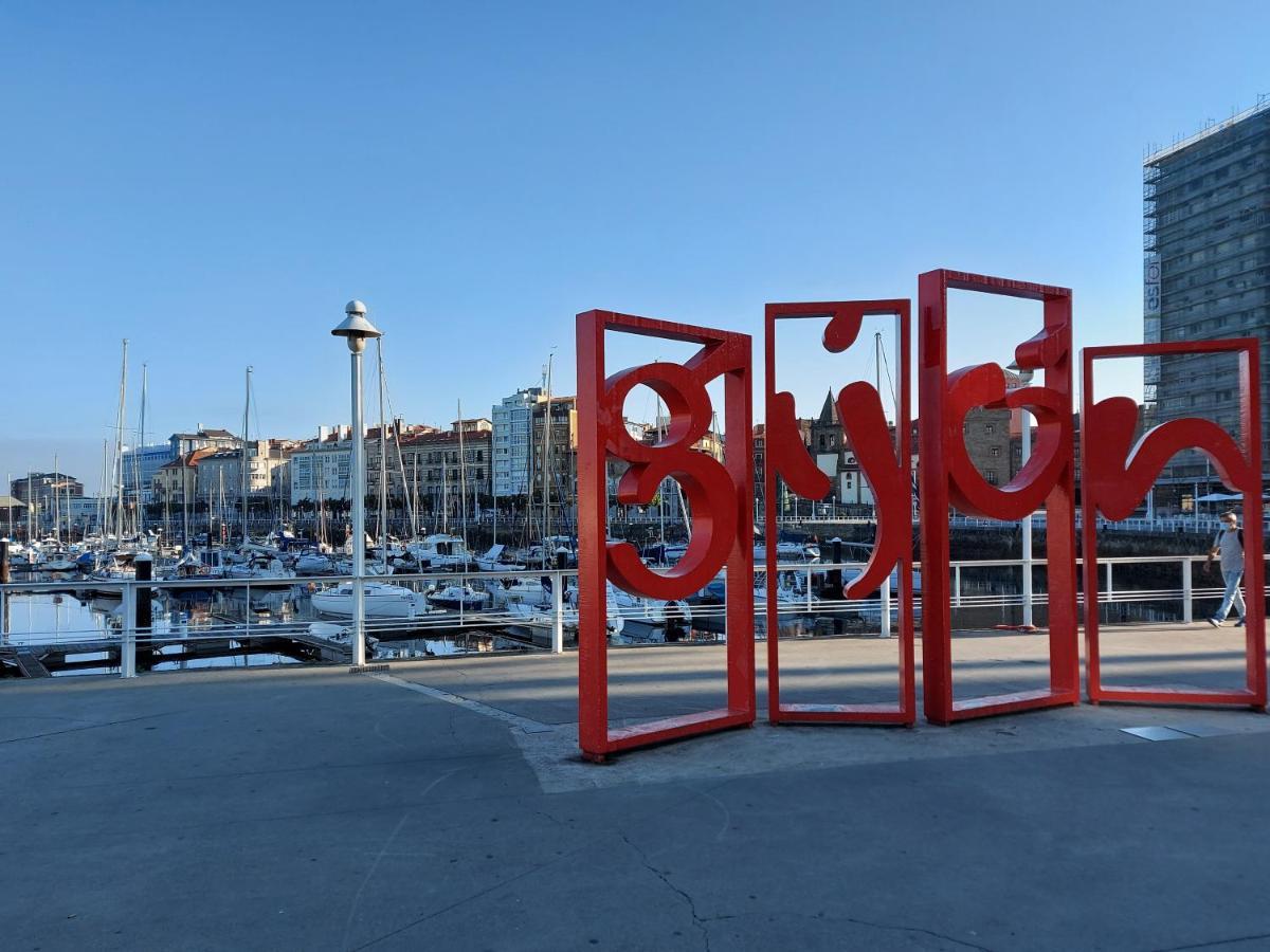 La Galeria De San Lorenzo Gijón Dış mekan fotoğraf